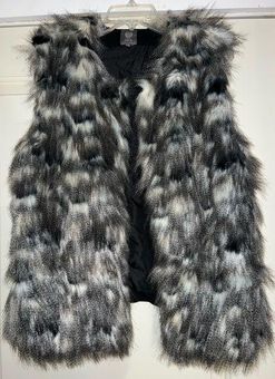 Vince camuto fur on sale vest