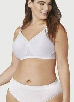 Glamorise MagicLift Seamless Support T Shirt Bra White 36F Size undefined -  $40 - From W