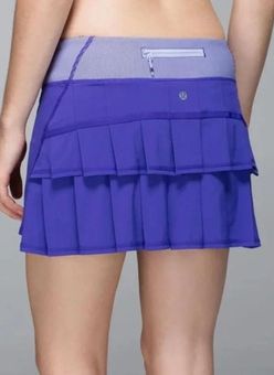 Lululemon Athletica Pace Setter Skirt in Bruised Berry/Wee Stripe Size 6  Reg Purple - $48 - From Romy