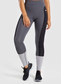 Gymshark NWT Womens Black light Gray charcoal Illusion workout leggings size  M Size M - $37 New With Tags - From The Scarab