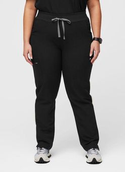  FIGS YOLA High Waisted Skinny Scrub Pants For Women - Black