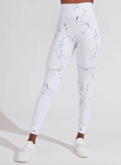 Buffbunny Limitless White Marble Leggings Size Medium - $49 - From Holly