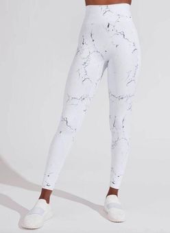 Buffbunny Limitless White Marble Leggings Size Medium - $49 - From