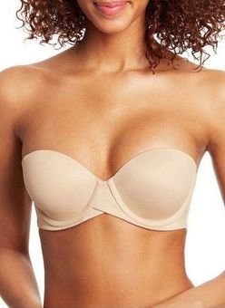 Maidenform Women's Stay Put Strapless Push Up Underwire Bra, Style SN6990 