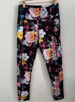 Zyia Active Floral Athletic Leggings for Women