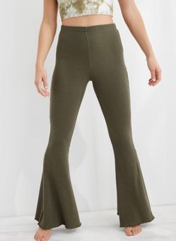 Aerie Flare Pants Green - $8 - From sev