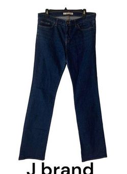 J Brand womens size 32 tall x 36 length straight leg jeans blue