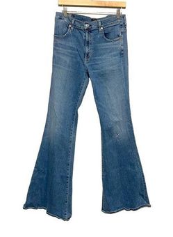 Mid-Rise Super-Flare Jeans