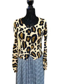 H&M leopard print cardigan Brown - $13 - From Onishopforme