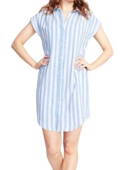 Old Navy NEW Striped Linen Blend Shirt Dress Size M - $24 New With Tags -  From Rebecca