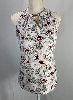 White House  Black Market WHBM Small Camisole Top Floral