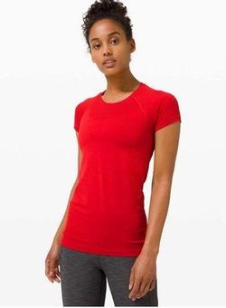 Lululemon Dark Red Swiftly Tech Crew Short Sleeve Shirt 2.0 full length -  $60 - From Sara