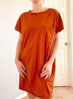 Zara rust dress cheap