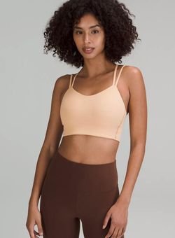 Lululemon Like A Cloud Longline Bra Tan Size M - $40 (18% Off Retail) New  With Tags - From Kelly