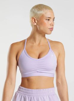 Gymshark One Shoulder Sports Bra - White