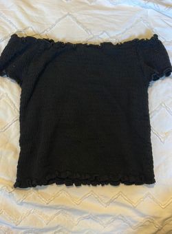 Brandy Melville Black Off the Shoulder Top