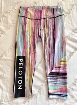 Peloton Multicolored Cropped Leggings Size Medium Multiple - $18