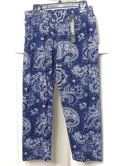 Leggings Depot Plus Size Blue and White Capri's - $15 New With Tags - From  Ginny