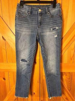 Chico's So Slimming Girlfriend Slim Leg Ankle Jeans Womens 2R Blue Pants  (1833) Size 2 - $26 - From Jessica