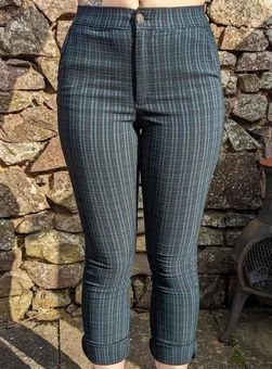 Stone Plaid Green pants