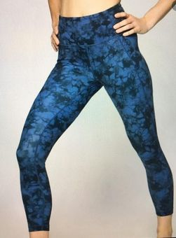 Athleta Tie Dye Salutation 7/8 Tight Blue Size L - $40 (54% Off Retail) -  From Sophia