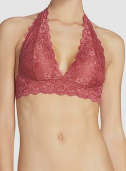 Free People Galloon Lace Halter Bralette Dusty Rose Pink - $23 - From roya