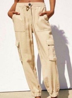 Zara ELASTIC WAIST CARGO PANTS