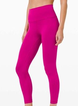 Lululemon Ripened Raspberry Wunder Train High Rise Tight 25” Size