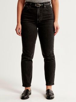 Abercrombie & Fitch Curve Love Ultra High-Rise Ankle Straight Jeans