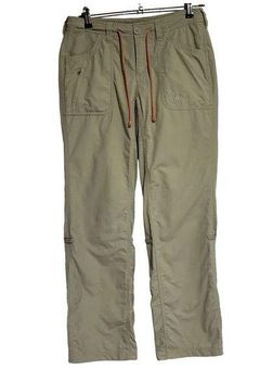 The North Face Womens Roll Up Pants Khaki Tan Beige Drawstring Hiking Size  2 - $11 - From Carol