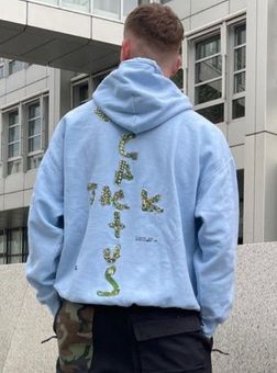 PlayStation Travis Scott Motherboard Hoodie - Light Blue Size L