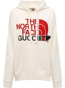 Gucci Men's Cotton Jersey Hooded Sweatshirt - White - Sweatshirts