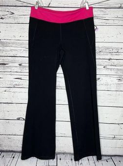Tek Gear NWT Size XL Black & Pink Shape Fit & Flare Athletic Pants