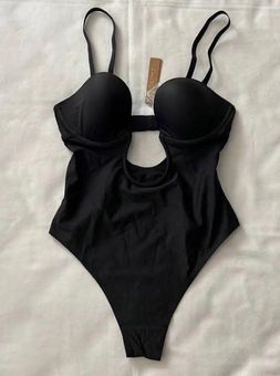 SKIMS MONDAY SALE Deep Plunge Shapewear Bodysuit NWT Black Size M