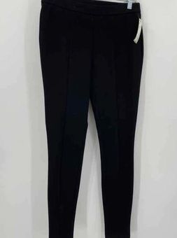 Chico's Size S 4 Ponte Knit Pull On High Waist Center Seam Pants in Black -  $38 - From purposethreads