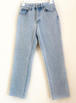 Brandy Melville J.Galt Light Wash High Waist Straight Leg Jeans Blue Size  24 - $32 (28% Off Retail) - From brooke