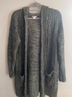 Merona knit hooded sweater Green Size L 