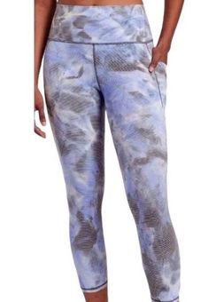 ATHLETA SALUTATION II CAPRI STASH POCKET TIE DYE LEGGINGS, SIZE XS