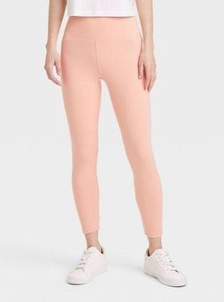 A New Day High Waisted Everyday Active 7/8 Leggings - nwt coral