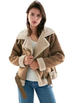 Zara Double Faced Hooded Coat