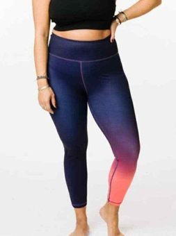 High Waist Active Long Leggings - Light Purple