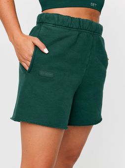 Set Active Sweat Shorts Green Size XS 30 62 Off Retail