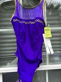 One Piece Retro Vintage Robby Len Swimsuit Size 10 Swim Fashions