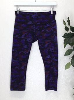 lululemon leggings purple camo