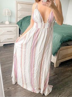 Judith Pink Striped Dress