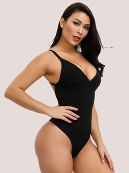 Feelingirl Shapewear Bodysuit Tummy Control Slim Body Sha Black Size M -  $21 New With Tags - From jello