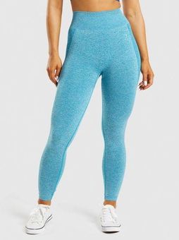 Gymshark Flex High Waisted Leggings - Atlas Blue Marl in Size Large - $32 -  From Diana