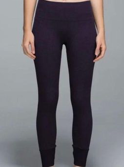 Lululemon Ebb To Street Pant Heathered Black Grape, size 8 - $38 - From  Jolene