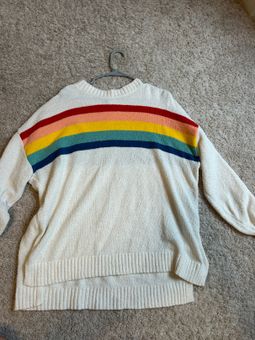 American eagle deals rainbow sweater