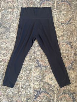 Fabletics Pure Luxe 7/8 Maternity Leggings Black Size L - $15 (81